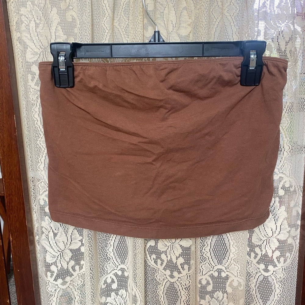 PINK Victoria's Secret Brown Tube Top